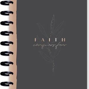 The Happy Planner ‘Faith Conquers Fear’ Blank Prayer Journal